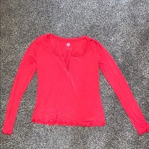 SO lettuce trim long sleeve top